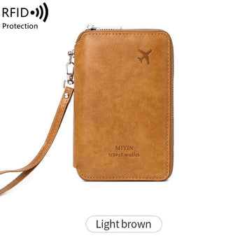 Porte Passeport RFID avec Porte Cartes (6 Coloris)