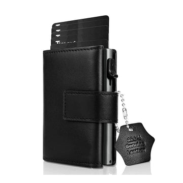 Porte Carte Bancaire Cuir Homme avec Porte-Monnaie